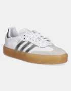 adidas Originals Кожени маратонки Sambae W в бяло JS3943