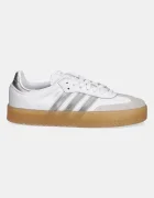 adidas Originals Кожени маратонки Sambae W в бяло JS3943