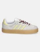 adidas Originals Кожени маратонки Sambae W в сиво JI2739