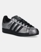 adidas Originals Кожени маратонки Superstar II в черно IH1598