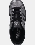 adidas Originals Кожени маратонки Superstar II в черно IH1598