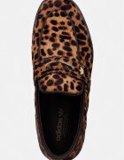 adidas Originals мокасини дамски кожени Handball Spezial Loafer кафяви KJ2526