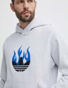adidas Originals Памучен суичър в сиво с качулка с меланжов десен IS2947