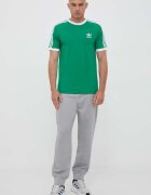 adidas Originals Памучна тениска Adicolor Classics 3-Stripes Tee в зелено с принт IM0410