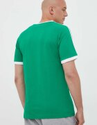 adidas Originals Памучна тениска Adicolor Classics 3-Stripes Tee в зелено с принт IM0410