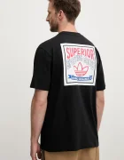 adidas Originals Памучна тениска Graphic Lo Ss T