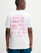 adidas Originals Памучна тениска Graphic Reg Sst