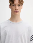 adidas Originals Памучна тениска Neuclassics в сиво с меланжов десен HZ3699