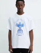 adidas Originals Памучна тениска Smile Treffy Graphic
