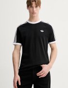 adidas Originals Памучна тениска в черно с апликация KE3538