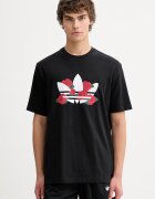 adidas Originals Памучна тениска в черно с принт KS7621