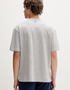 adidas Originals Памучна тениска в сиво с принт KE2251