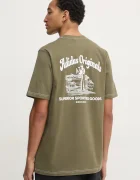 adidas Originals Памучна тениска Wabash в зелено с принт JP4476