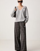 adidas Originals панталон дамски Advanced Archive кафяв с висока талия LG3958