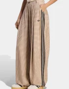 adidas Originals панталон дамски Checks бежов с висока талия LE8309