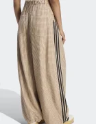 adidas Originals панталон дамски Checks бежов с висока талия LE8309