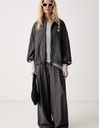 adidas Originals панталон дамски Checks черен със стандартна талия LD5340