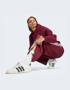 adidas Originals панталон дамски Firebird Barrel бордо с висока талия LF1060