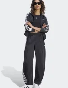 adidas Originals панталон дамски Firebird Barrel черен със стандартна талия LF1057