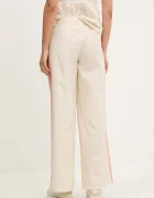 adidas Originals Панталон Wideleg Pant в бежово със стандартна кройка с висока талия KC0675