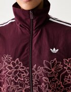 adidas Originals преходно яке дамско Floral Firebird бордо KX1875
