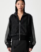 adidas Originals преходно яке дамско от деним Firebird черно IB6917
