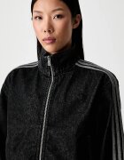 adidas Originals преходно яке дамско от деним Firebird черно IB6917