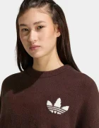 adidas Originals пуловер дамски ATHL Dept кафяв KT8319