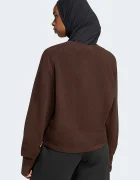 adidas Originals пуловер дамски Essentials Knit кафяв IA4444