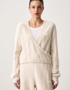 adidas Originals пуловер дамски с добавена вълна Adiluna Season 2 x Jennie бежов LD4840