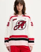 adidas Originals пуловер дамски с добавена вълна бежов KS6458