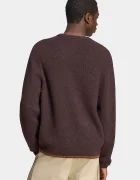 adidas Originals пуловер мъжки Fluffy Knit Crew кафяв KS4107