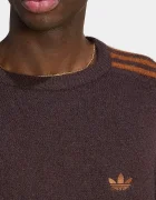 adidas Originals пуловер мъжки Fluffy Knit Crew кафяв KS4107