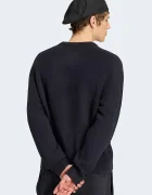 adidas Originals пуловер мъжки с добавена вълна Trefoil Essentials черен KS4891