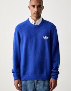 adidas Originals пуловер мъжки с вълна Trefoil Essentials син KS4890