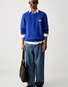 adidas Originals пуловер мъжки с вълна Trefoil Essentials син KS4890