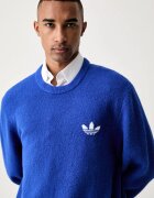 adidas Originals пуловер мъжки с вълна Trefoil Essentials син KS4890