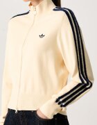 adidas Originals пуловер със закопчаване дамски с вискоза Knitted Firebird жълт KS6797