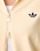 adidas Originals пуловер със закопчаване дамски с вискоза Knitted Firebird жълт KS6797