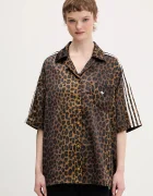 adidas Originals Риза дамска в кафяво със свободна кройка с класическа яка KA2678