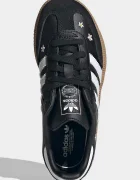 adidas Originals SAMBA OG маратонки за деца от кожа черни KK3387