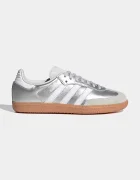 adidas Originals SAMBA OG маратонки за деца от кожа сребърни KK2327