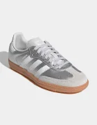 adidas Originals SAMBA OG маратонки за деца от кожа сребърни KK2327