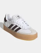adidas Originals SAMBAE маратонки за деца от кожа бели KJ9952