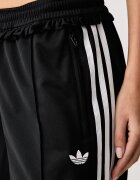 adidas Originals широк панталон дамски Pleated Firebird черен с висока талия LG4302