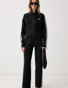 adidas Originals спортен панталон дамски Adilenium Season 6 Straight Knit черен със стандартна талия LH1935