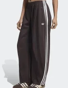 adidas Originals спортен панталон дамски Firebird Barrel кафяв с висока талия LF1058