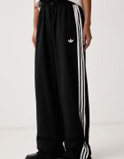 adidas Originals спортен панталон дамски Micro Pleat Injection черен с висока талия LG4283