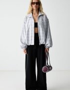 adidas Originals спортен панталон дамски от памук SST Double черен с висока талия KS9235