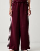 adidas Originals спортен панталон дамски Pleated Spacer бордо с висока талия LG4319
